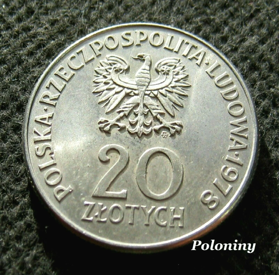 COIN OF POLAND 20 ZL 1978 MARIA KONOPNICKA (PEOPLES REPUBLIC) - Image 2 of 2