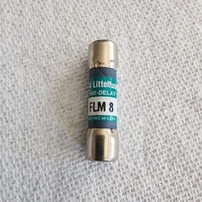 1pc FLM 8 AMP FUSE Flm-8 Littelfuse 250Vac Time Delay