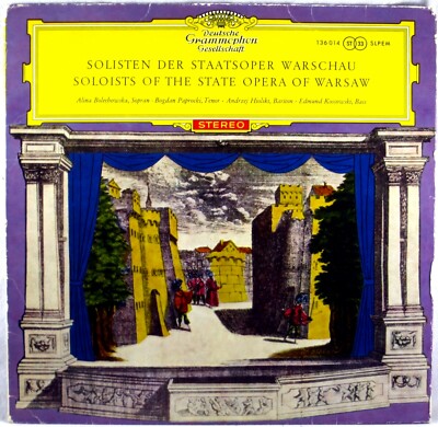 DGG RED STEREO TULIP 1960 State Opera Warsaw Soloists MIERZEJEWSKI SLPM 136  014 | eBay