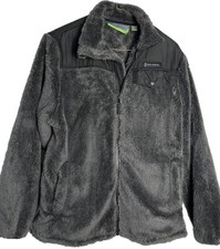 Free Country Jacket Girls 14-16 Black Fleece Full Zip Winter