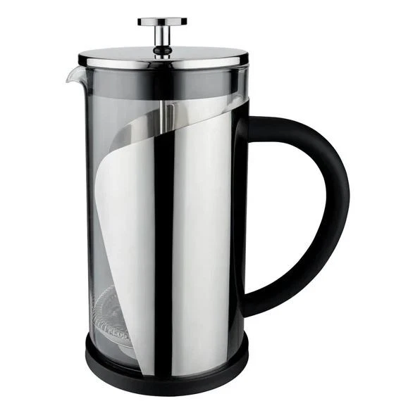 Grunwerg Cafe Ole French Press Filter Coffee Maker Cafeteria Chrome 3/6Cup