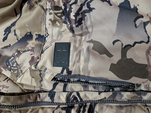 Under Armour Cold Gear Timber Hunting Coat And Bibs Size Large Camo - Picture 6 of 6