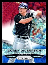2015 Panini Prizm Red White Blue Mojo Corey Dickerson Colorado Rockies #49