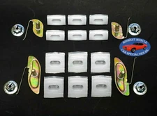 69 1969 Chevelle Maibu Rear Tail Light Lamp Panel Molding Trim Clips 16pcs TH