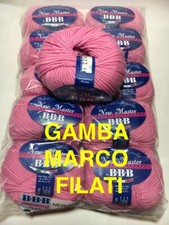 10 GOMITOLI = GR.500 BBB NEW MASTER 80% PURA LANA MERINOS 20% ACRILICO 