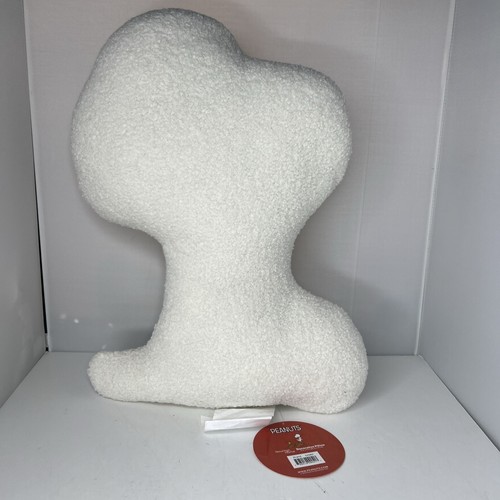 Peanuts Snoopy With Pumpkin Sherpa Decorative Fall Pillow Nourison Home 15 x17 - Picture 4 of 9