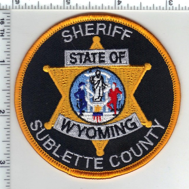 Sublette County Sheriff's Dept (Wyoming) 4th Issue Shirt/Jacket Patch eBay