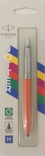 NEW Parker Jotter Originals Ballpoint Pen Medium Orange Colour