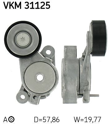 SKF Spannrolle Nebentrieb Audi, Seat, Skoda, VW VKM31125-image