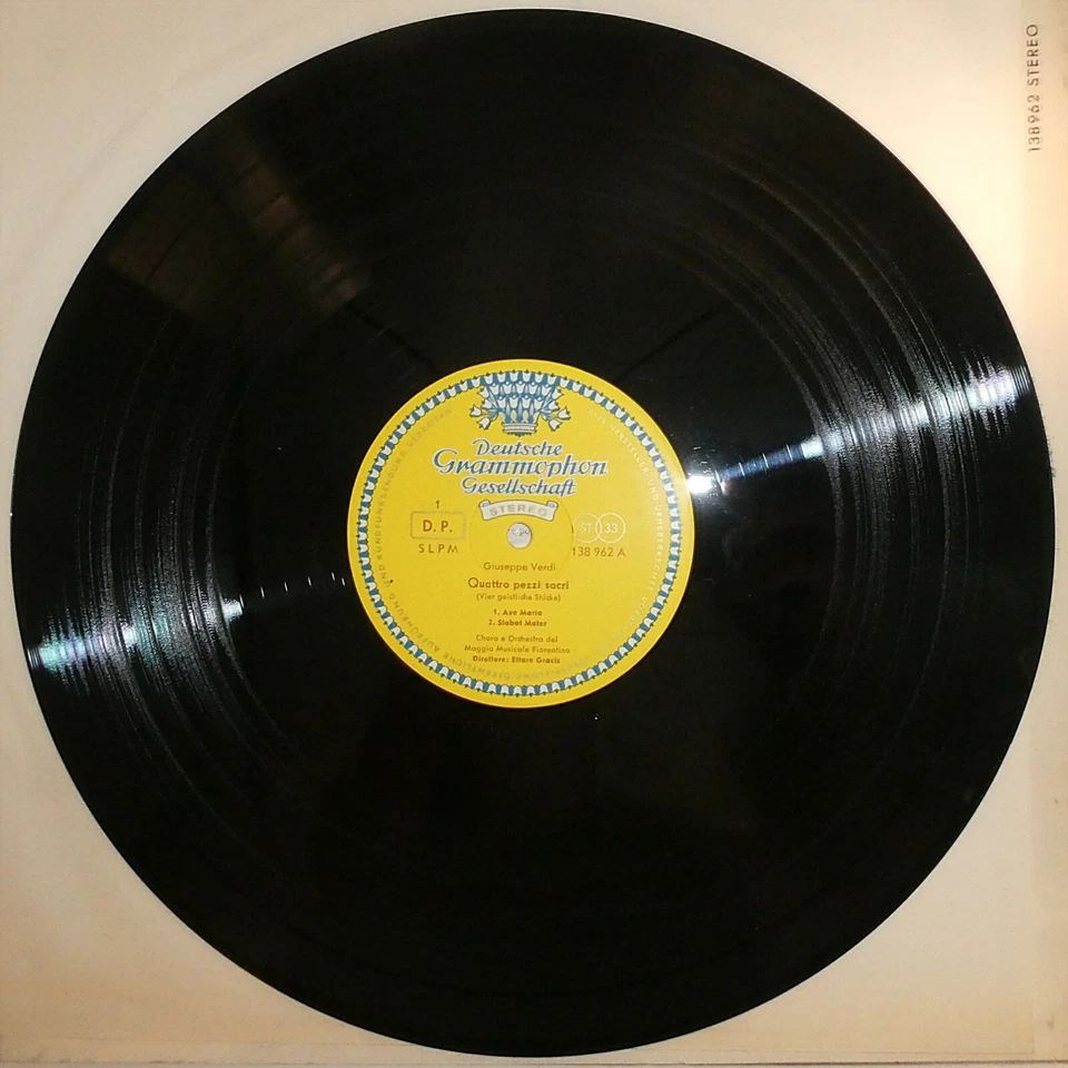 Lp Verdi 1965 Quattro Pezzi Sacri O. Del Maggio Musicale Fiorentino E. Gracis - Bild 3 von 3