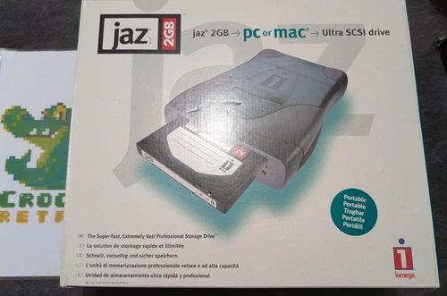 Iomega JAZ 2Gb PC & MAC Ultra SCSI Drive Neuf sous blister Rare !!!