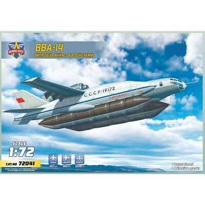 Modelsvit 72041 Plastic model aicraft kit Scale 1:72 VVA-14 inflatable pontoons