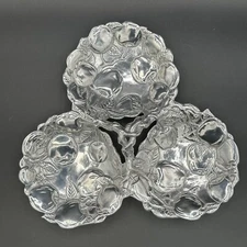 Signed Arthur Court Metal Divided Serving 12 X 12 Inch Tray With Apples 1993