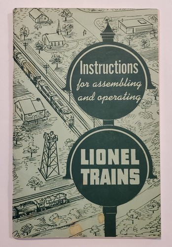 Vintage 1951 Instructions For Assembling and Operating Lionel Trains Manual - Picture 2 of 12