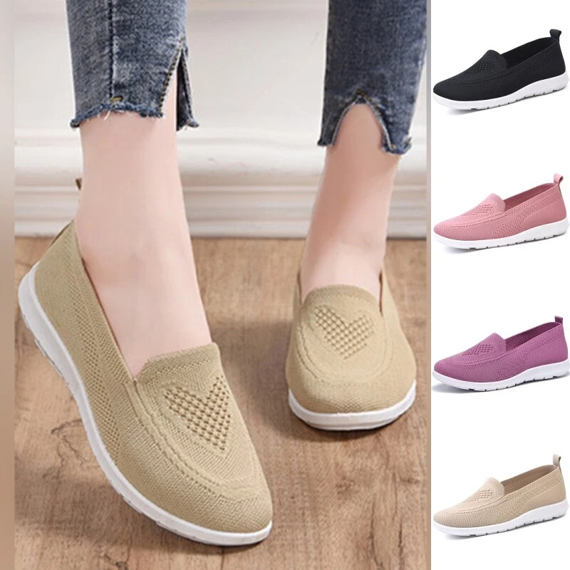 Slip on shop walking shoes ladies