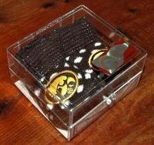 Iowa Hawkeyes INFANT NEWBORN booties NEW in BOX Two Feet Ahead black