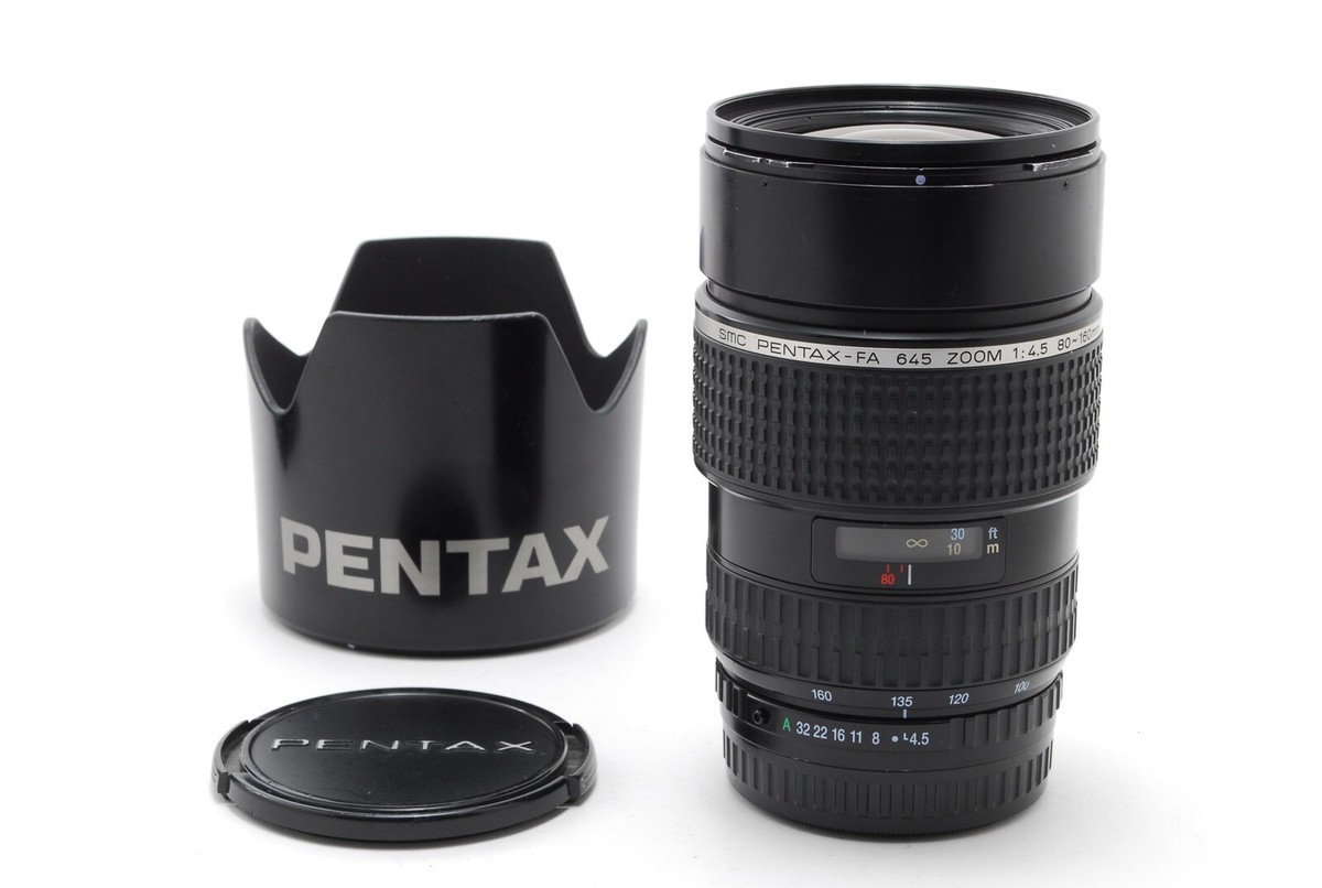 Near Mint w/ Hood] SMC Pentax FA 645 AF Zoom Lens 80-160mm