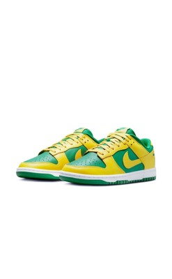 Nike Dunk Low Retro Apple Green Yellow Strike Brazil DV0833-300 Men\'s Size 9.5 Nike Men main image 4