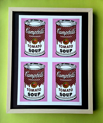 DEATH NYC Hand Signed LARGE Print Framed 16x20in COA WARHOL SHOW ME THE SOUPS &&