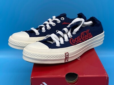 Converse Chuck 70 Low x KITH x Coca-Cola Navy Blue 2020 Mens Sz 5