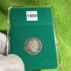 1909 BARBER DIME IN BCW SLAB