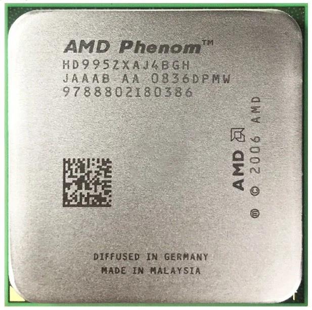 AMD Phenom X4 9950 Quad Core Processor 2.6 GHz, Socket AM2/AM2+, 125/140W CPU - Image 4 of 4