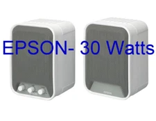 NEW in BOX - 2 Epson ELPSP02 Active Speaker System 30W with Built-in Amplifier