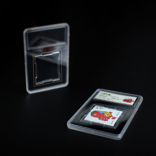 1Pcs Plastic Clear Stamp Storage Box Stamps Display Collection Holder Protector - Picture 3 of 9