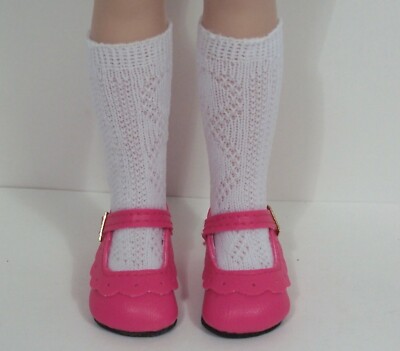 Dark Pink Classic Doll Shoes For 14'' Robert Tonner Betsy McCall (Debs)