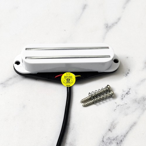 for Strat Electric Guitar Pickups Humbucker 4-Wires Dual Hot Rail Pickups White - Picture 3 of 17