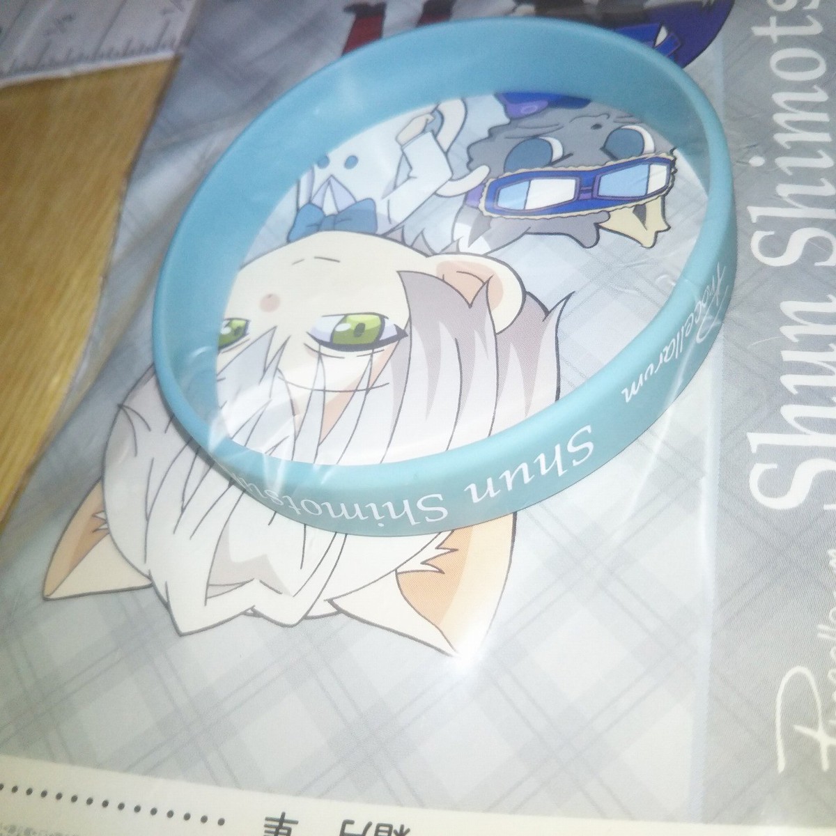 A42240 TSUKIUTA Anime Rubber band + Heart Message card Shimotsuki