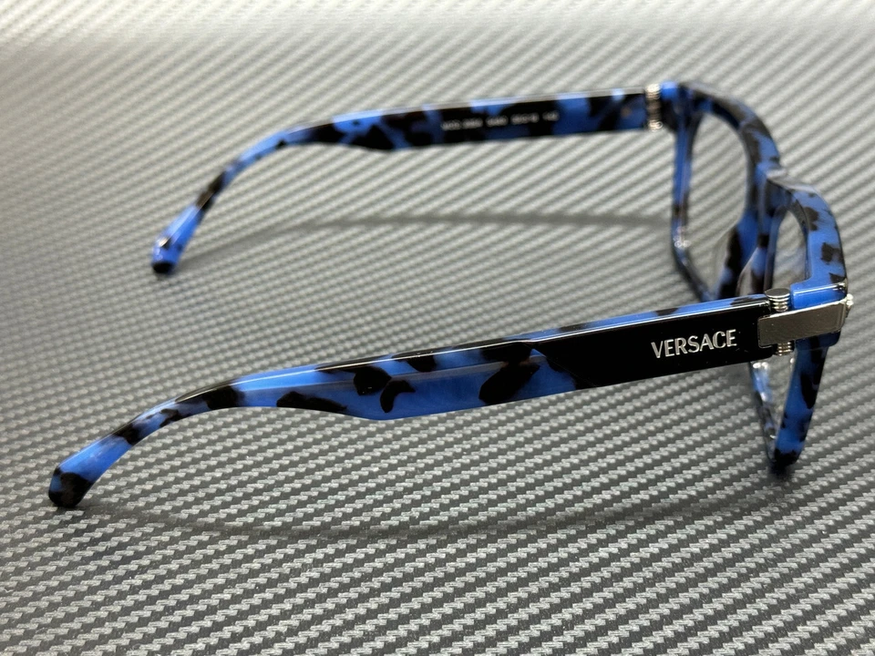 Anteojos VERSACE VE3354 5460 Azul Habana Hombre 55 mm Foto 4 de 4