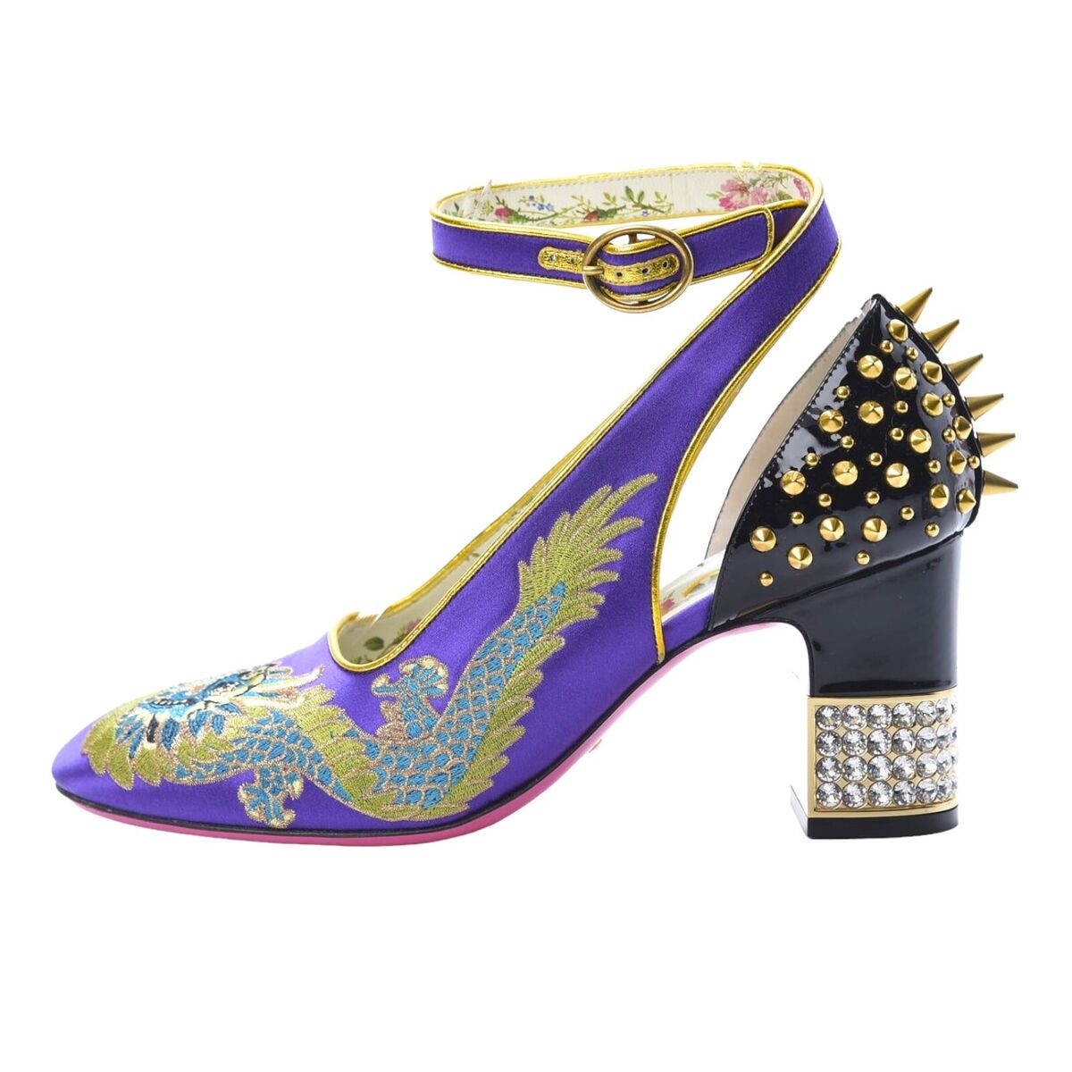 GUCCI Purple Satin Dragon Caspar Pumps , Size 39 | eBay GUCCI Purple Satin Dragon Caspar Pumps , Size 39 | eBay