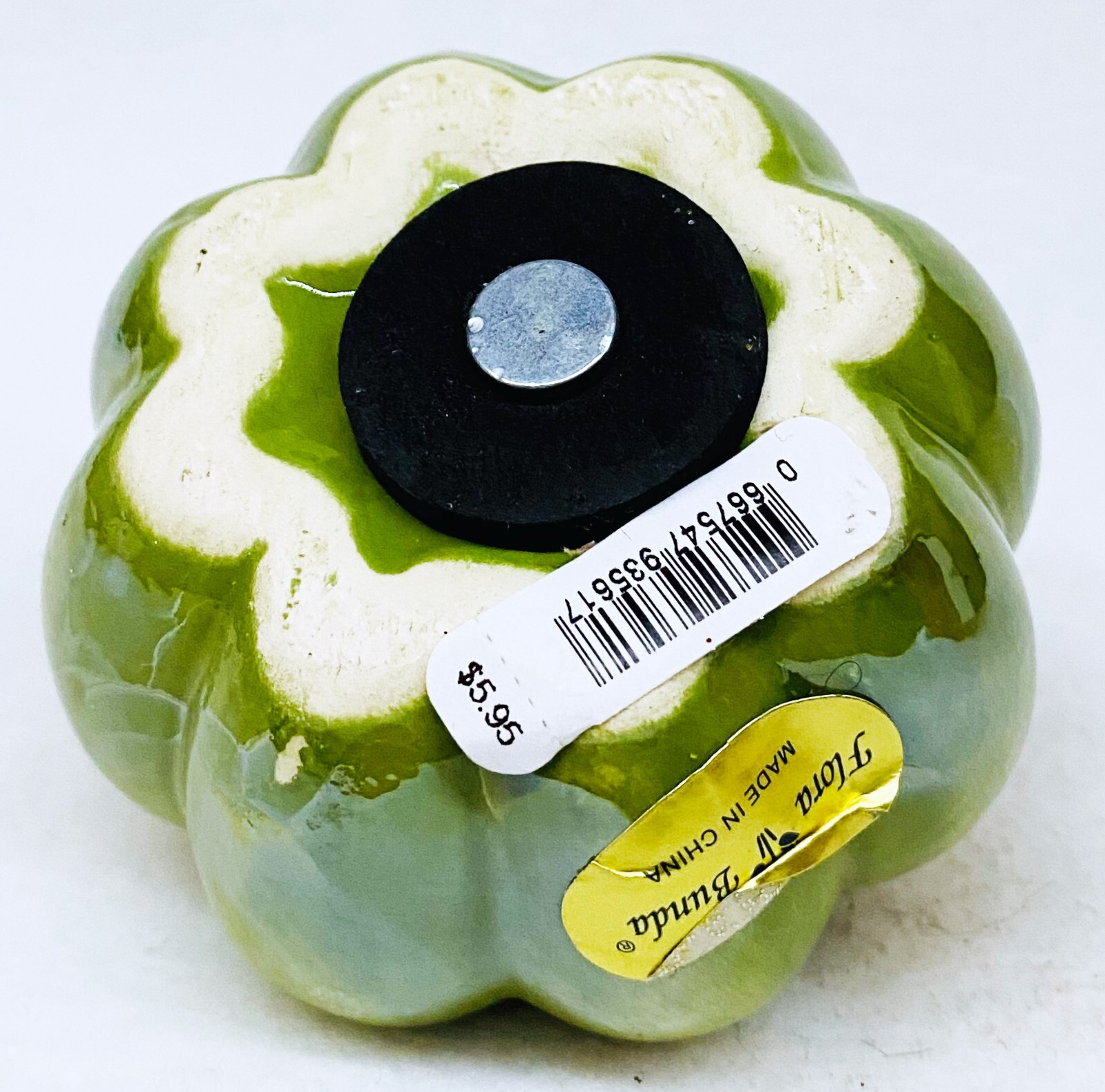 1 Bath & Body Works GREEN PUMPKIN Candle Lid Topper Decor Gift