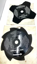 "2"  Oregon Brush Weed Blade 8 Inch Reversible 4 & 8 Point - 3/4"ARBOR
