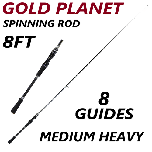 Fishing Spinning Rod Carbon Fiber Portable Medium Fast Lightweight - Picture 33 of 36