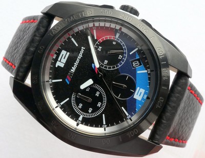 BMW Motorsport M Style Power Racing Performance Car Accessory Watch Chronograph