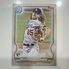 2020 Dustin May Topps Gypsy Queen #155 NO NAME Error SP Rookie Card-DODGERS