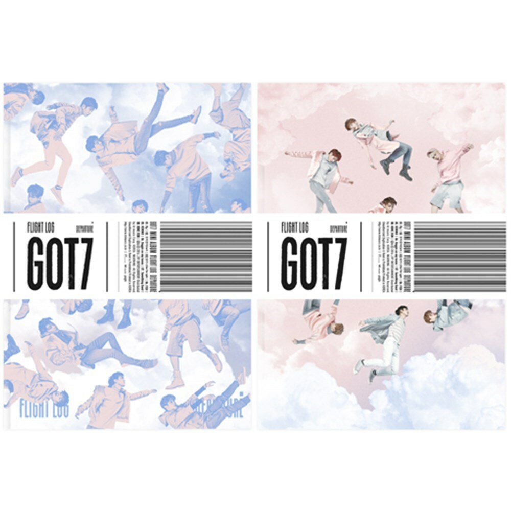 GOT7 5th Mini Album FLIGHT LOG DEPARTURE SERENITY Ver CD+P.Book+