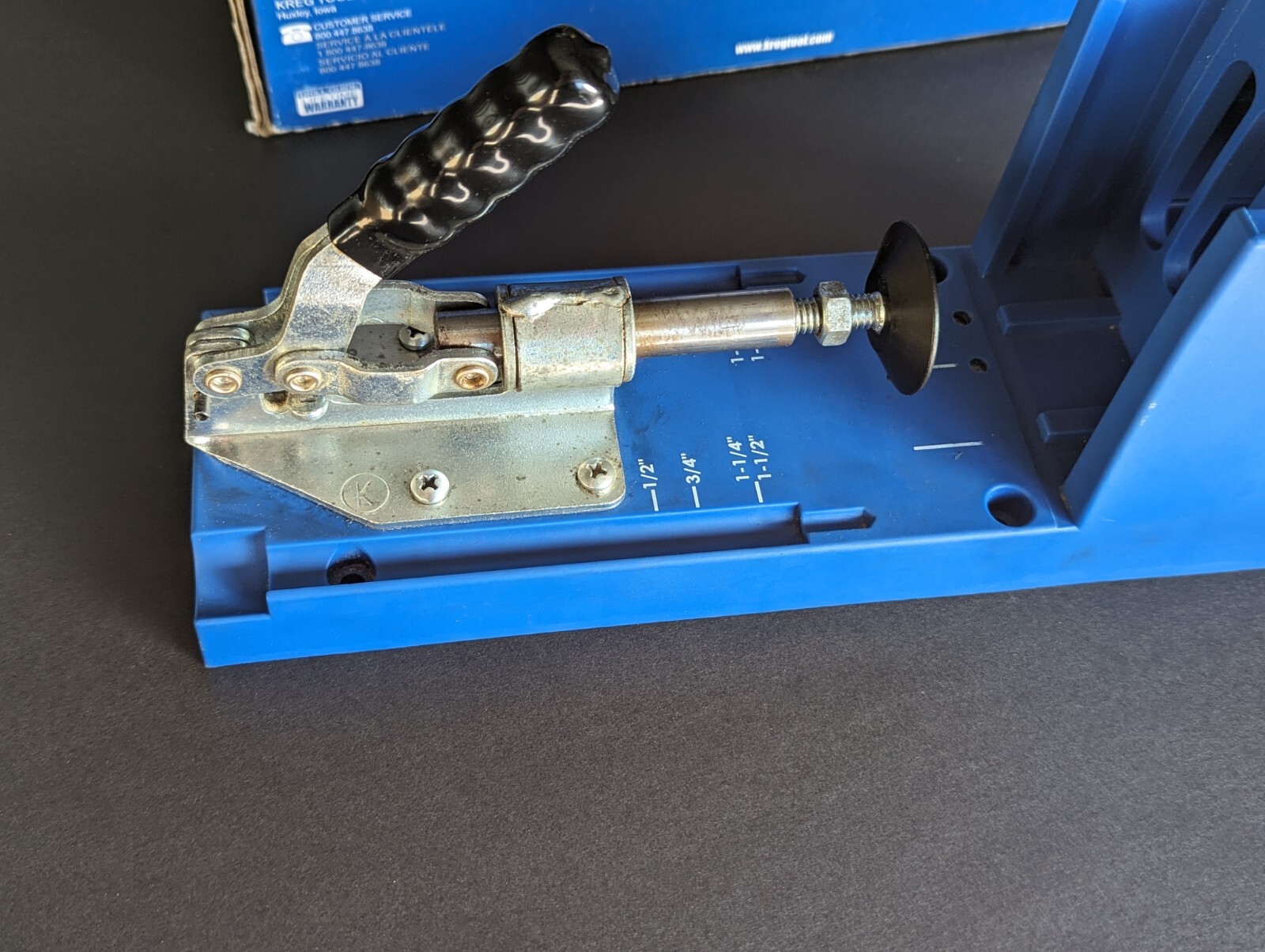 Kreg K4 System Pocket Hole Jig w/ Guide Portable Base Vacuum Port eBay