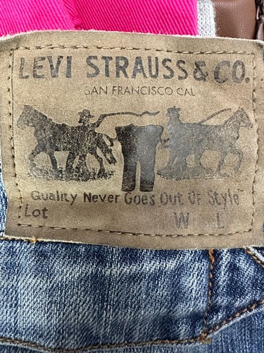 LEVI'S (mod. 501) pantalone jeans VINTAGE uomo man Tg 10 LLVP11 - Imagen 3 de 8