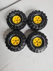 Tonka XMB-975 Tires Hubs From 1980’s Dump Truck Hard Plastic