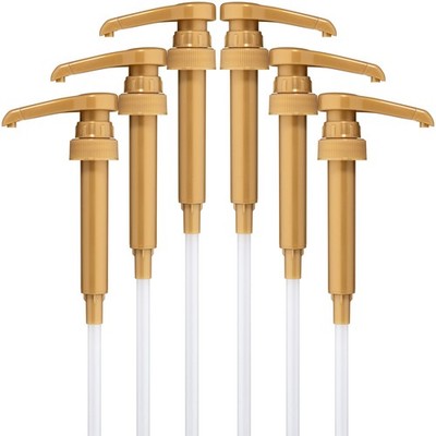 Syrup Pumps, 6-pack | Fits 750 mL/25.4 oz Torani, Davinci, and Jordan Skinny ...