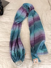 Tula Woven Dreamer Signature Baby Sling L/Xl GUC Baby Carrier Blue Purple Stripe