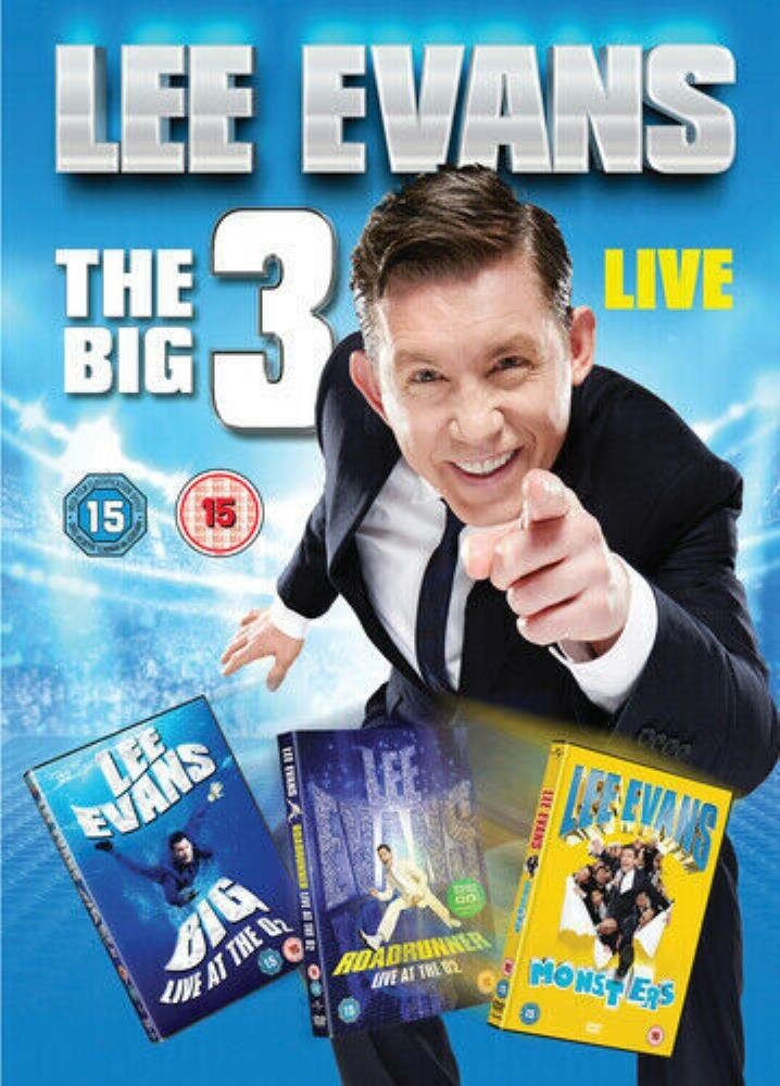 Lee Evans: The Big 3 Live DVD Comedy Lee Evans