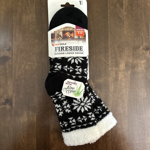 Nuevo Sole Fireside Interior Lodge Calcetines Aloe Mujer Zapato 5-10 Vacaciones Acogedor - Imagen 1 de 5