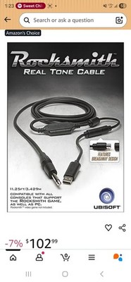 ubisoft rocksmith real tone cable (SALE)