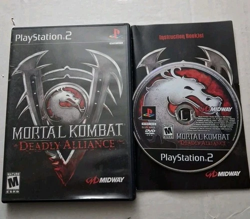 Mortal Kombat Deadly Alliance (PS2 / 2002) Black Label CIB With Manual - TESTED