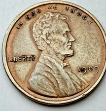 1909-P VDB Lincoln Wheat 1c  RB Uncirculated  Bargain  B94