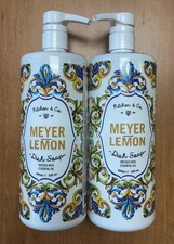 2-Pk Kitchen & Co ~ MEYER LEMON Essential Oil LIQUID DISH SOAP 946ml MADE IN USA